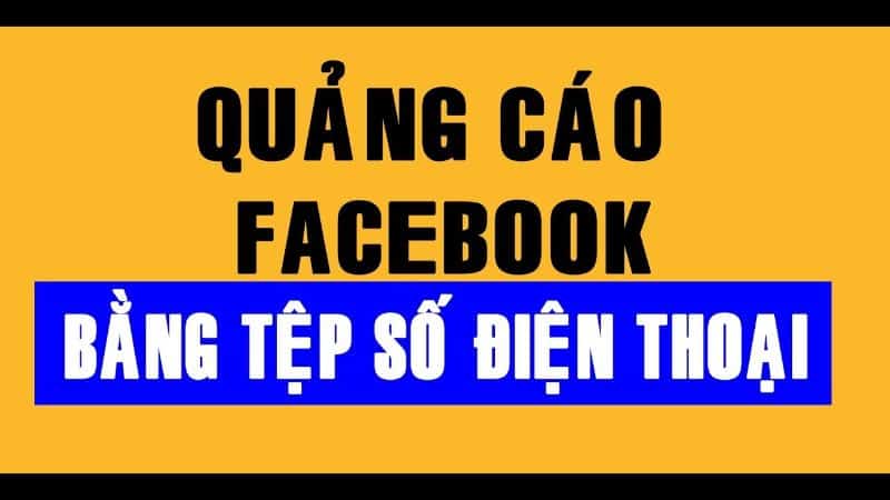 cach chay quang cao bang tep so dien thoai