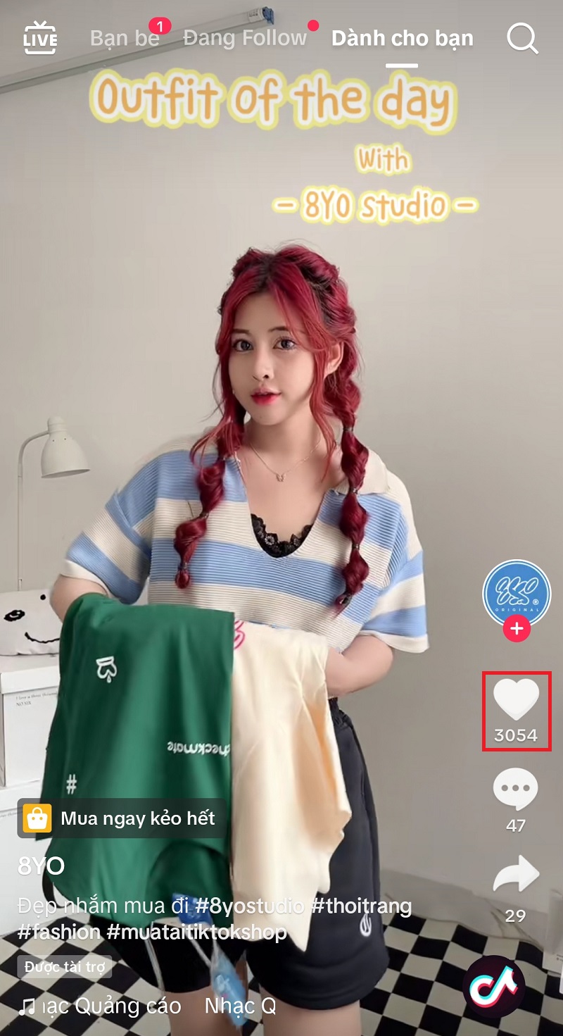 Trên TikTok, lượt thích không chỉ đơn thuần là con số hiển thị dưới mỗi video
